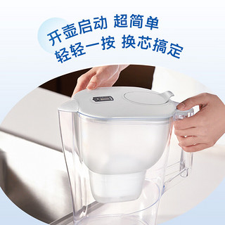 BRITA 碧然德 过滤净水器 家用滤水壶 净水壶 Kalea 晨汐系列XL  3.5L（蓝色）