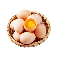 万力睿 万力五谷物喂养柴鸡蛋 10枚草鸡蛋均重40g