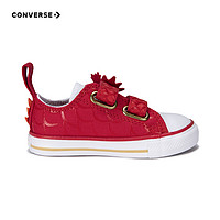 CONVERSE 匡威 儿童CNY低帮婴童帆布鞋2024春季新款宝宝鞋子潮