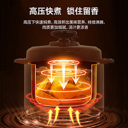 Midea 美的 电压力锅家用特价小2人多功能小容量高压锅智能4L升饭煲官方
