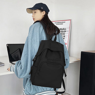克路驰女士双肩包韩版学院风背包大容量初高中大书包电脑旅行包