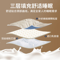 太空舱乳胶枕头成人家用护颈椎助睡眠睡觉枕芯超柔大人