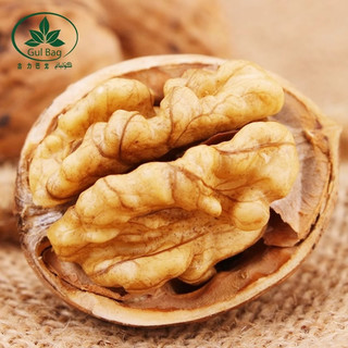 古力巴戈 原味纸皮核桃仁 500g 坚果炒货