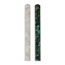 HIGHTIDE 台湾TOOLS礼拜房文具复古镜框尺ins风多功能尺子小学生专用便携直尺学习办公文具考试绘图手工测量工具