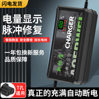 电动车电瓶充电器48V12AH60v20ah72伏台铃爱玛雅迪电车三轮车通用