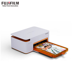 FUJIFILM 富士 PSC2D 小俏印二代 手机无线照片打印机照片冲印机（内置电池版）紫橙款