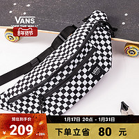 VANS 范斯 官方 男女情侣腰包黑白棋盘格街头运动风