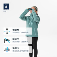 迪卡侬亲子装一家三口软壳衣儿童户外运动夹克秋冬保暖外套KIDD