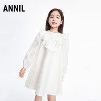 Annil安奈儿女童礼服轻奢小众高端公主裙大童派对连衣裙