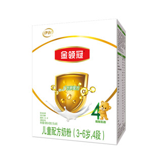 伊利金领冠奶粉育护4段儿童配方奶粉盒装400g 【1盒】金领冠4段400g