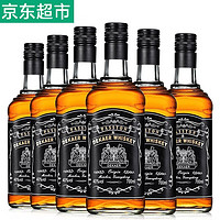 派斯顿（PASSTON）苏格兰调和型威士忌洋酒40°烈酒迪卡可乐桶基酒 迪卡700ml*6（整箱装））