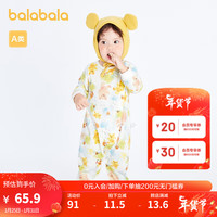巴拉巴拉宝宝衣服婴儿连体衣新生儿爬服0-1岁包屁衣可爱萌趣舒适 白