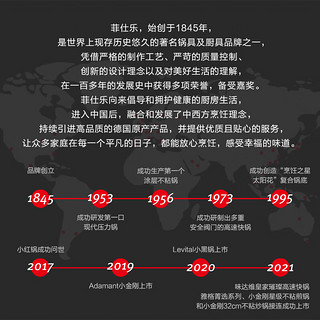 Fissler 菲仕乐 炒锅德国制造小金刚深型不粘炒锅家用炒菜锅少烟烟燃气电磁炉通用 炒锅30cm含盖