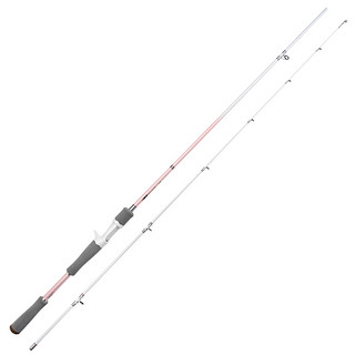 鱼猎人 征途青春版马卡龙色碳素路亚竿钓鱼杆 直柄/分段式/1.98m/ML/粉色
