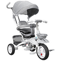 88VIP：FOREVER 永久 儿童三轮车手推车宝宝1-2-3岁幼童婴儿车可折叠溜娃神器