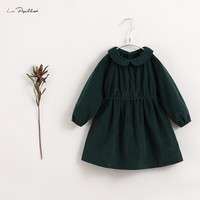 马克珍妮 marc & janie 芦芙系列宝宝秋装女童灯芯绒连衣裙 儿童裙子