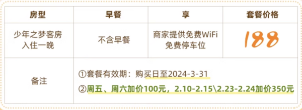 白菜价亲子酒店，近鼓楼、宋都御街！河南开封龙嬉亲子酒店 少年之梦客房1晚