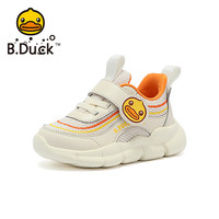 B.Duck bduck小黄鸭童鞋儿童小白鞋男童春秋女童鞋子软底网面跑步鞋