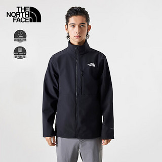 北面（The North Face）软壳男装2024春季夹克上上运动户外舒适防风立领时尚外套 JK3/黑色/店长/评价有礼 L/175