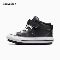 Converse 匡威童鞋男女童魔术贴休闲鞋儿童运动休闲鞋子 黑 22码