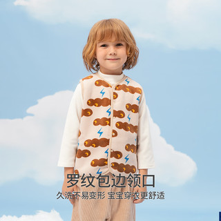 aqpa 儿童马甲秋冬装外穿保暖宝宝婴儿加绒加厚背心