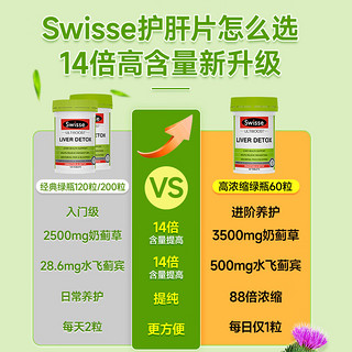 Swisse 斯维诗 高浓度奶蓟草护肝片60粒/瓶