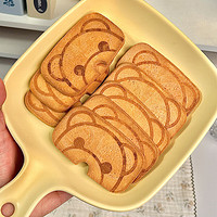 卡宾熊 YH2凹煎饼小熊饼干 蛋烤味60g*3袋+黄油味 60g *2袋
