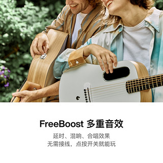 拿火吉他（LAVAGUITAR）拿火吉他BLUE LAVA源男女生民谣吉他初学者旅行乐器36英寸 FreeBoost