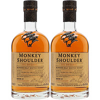 88VIP：格兰菲迪 Monkey shoulder三只猴子调配麦芽苏格兰威士忌700ml×2瓶