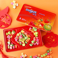 Skittles 彩虹 瑞士糖Sugus混合水果口味软糖413g盒装儿童休闲零食糖果婚庆喜糖