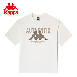 Kappa 卡帕 《经典logo》Kappa卡帕短袖2023新款情侣T恤美式半袖K0DX2TD92D