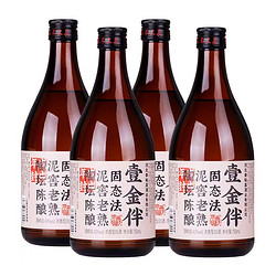 青小乐 壹金伴42度浓香型白酒整箱750ml*4瓶大瓶装粮食酒