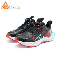 匹克童鞋态极5.0Pro儿童跑步鞋旋钮扣缓震舒适运动鞋 黑色/大红 33码