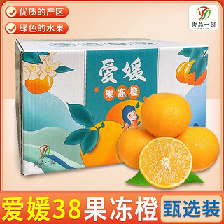御品一园 四川爱媛38果冻橙4.5/8斤新鲜当季水果橙子柑橘蜜桔