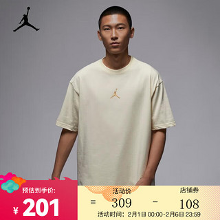 NIKE 耐克 JORDAN 男子OVERSIZE风T恤 FQ0359-113 XL