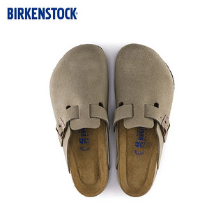 BIRKENSTOCK 勃肯 软木包头拖鞋外穿拖鞋Boston系列 灰色窄版560773 38