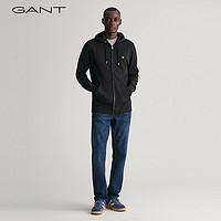 GANT 甘特 2024早春男士休闲长袖连帽卫衣2007059 5黑色 M