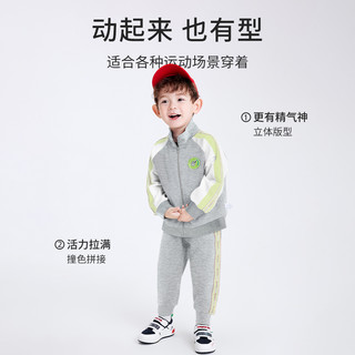 巴拉巴拉儿童套装男童女童装宝宝两件套2024洋气运动服拜年服