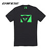 DAINESE/戴尼士 COLOR NEW T-SHIRT摩托车夏季纯棉T恤休闲舒适半袖男女款 507/黑-荧光绿（男款） XL