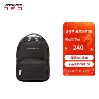 Samsonite 新秀丽 DRURY系列 女士单肩手机包 QD8*002 黑色