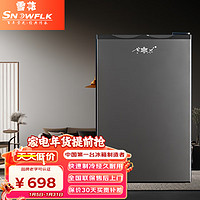 雪花立式冰柜小冰柜家用小型冷冻迷你速冻商用抽屉式冷柜储母乳柜节能省电冰箱 【一级能效强劲制冷】75L