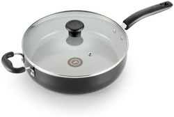 Tefal 特福 2100101386 G9019064 T-Fal 专业陶瓷洗碗机*大号锅，5夸脱，黑色