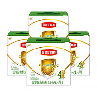 金领冠 育护儿童配方牛奶粉4段1.2kg×4盒+赠品大米礼盒5kg