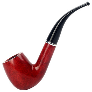 沙芬（SAVINELLI）意大利高档手工石楠木烟斗男士  彩虹606 大号 撞球式弯斗