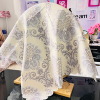 巧林儿化妆镜遮镜子布帘梳妆台镜子套罩遮盖镜子遮挡布盖镜面防尘盖布 晨蔓 通用镜子盖布:110*110cm