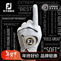Footjoy 高尔夫男士手套FJ StaSof手套小羊皮柔软透气耐磨golf手套 stasof 23
