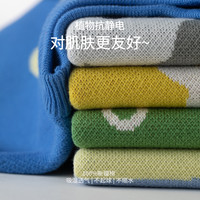 aqpa儿童婴幼儿毛衣针织衫背心纯棉宝宝秋装上衣洋气可爱外出