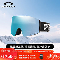 OAKLEY欧克利滑雪镜户外防雾FALL LINE L码宝石蓝男运动护目镜女709927