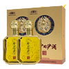 金沙回沙酒 酱香型高度白酒 53度 500mL 2瓶 龙润九州 礼盒装