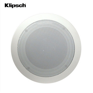 杰士（Klipsch） R-1650-C 家庭影院全景声天空声道音响 吸顶式音箱 定阻喇叭 背景音乐音箱 